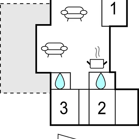 Lovely In With Kitchen * Humble